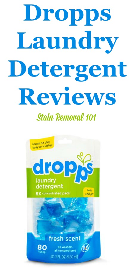 Here is a comprehensive guide about Dropps laundry detergent, including reviews and ratings of this brand of laundry supply, including the different scents and varieties {on Stain Removal 101}