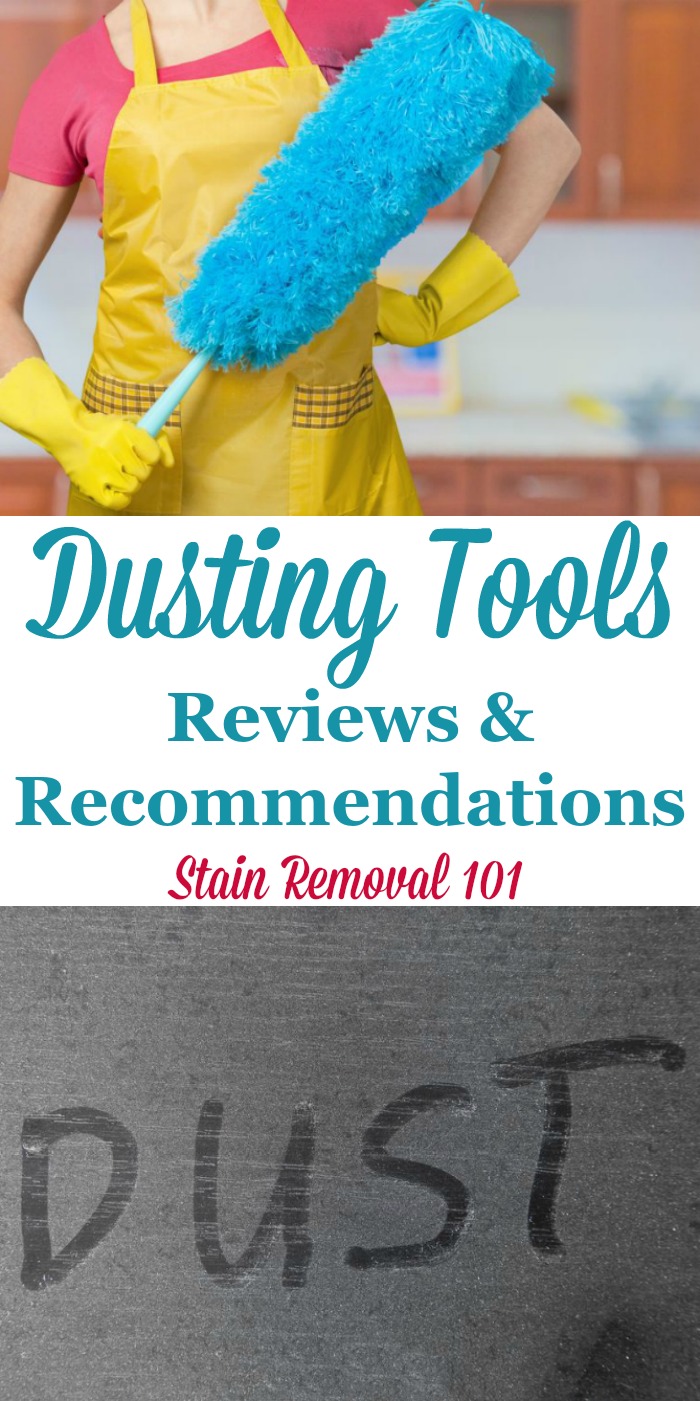 Here are reviews and recommendations for various types of dusting tools and products to keep your home clean and dust free {on Stain Removal 101} #CleaningTips #CleaningTools #CleaningEquipment