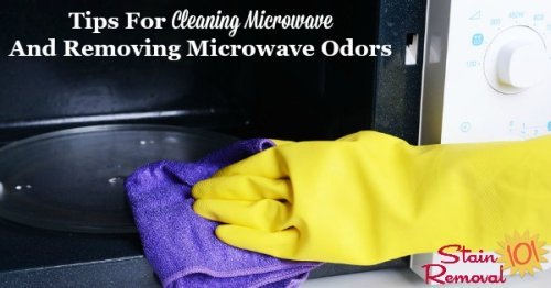 Here is a round up of tips for cleaning the microwave, and removing microwave odors from this often-used kitchen appliance {on Stain Removal 101}
