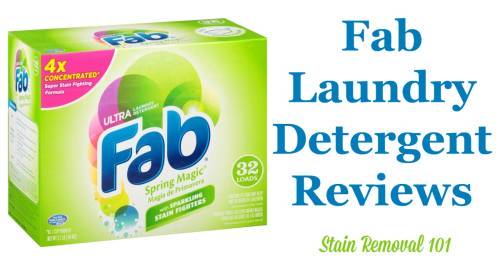 fab laundry detergent