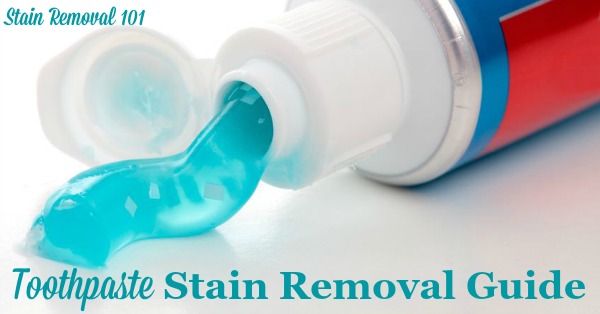 How To Remove Toothpaste Stains