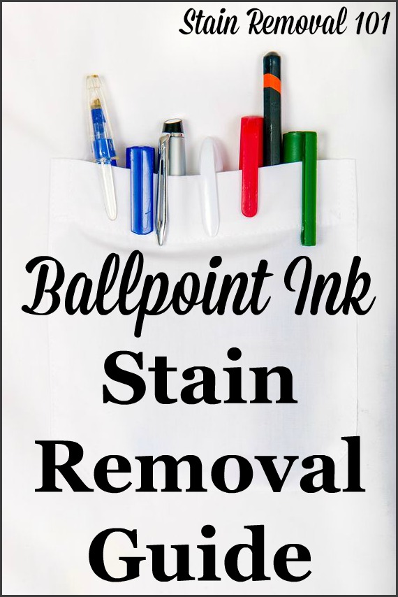 Ballpoint Ink Stain Removal Guide Removing Pen Stains