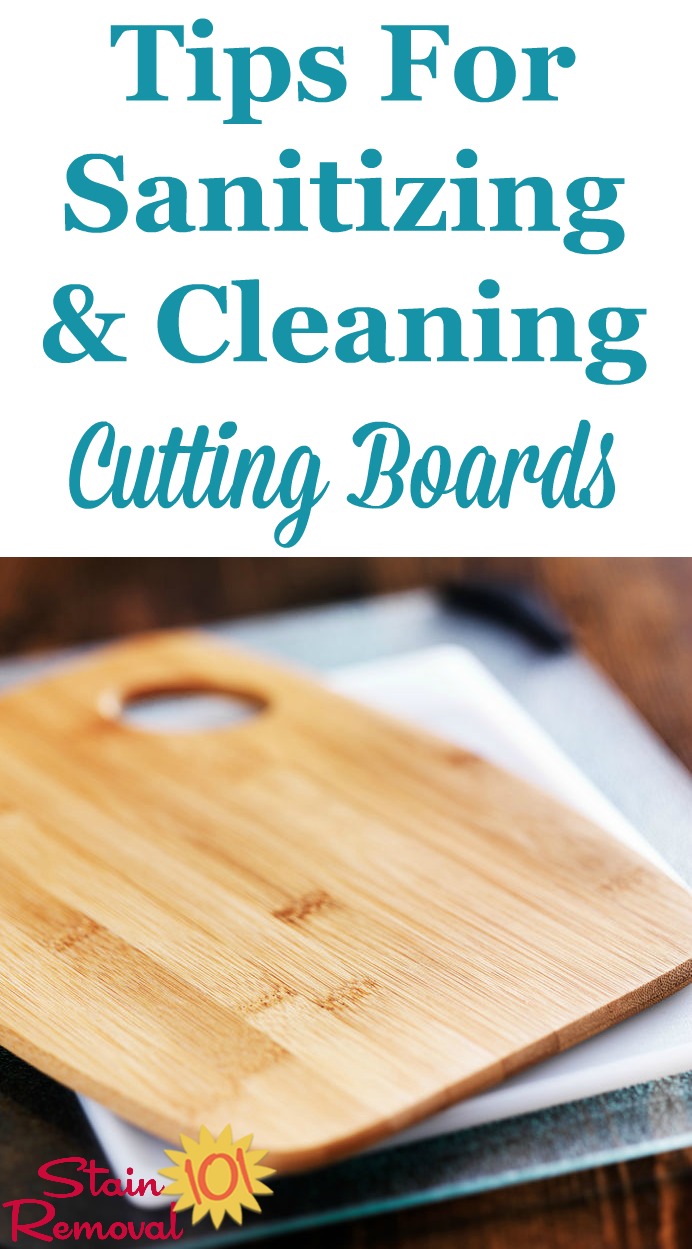 How to Clean & Disinfect a Wood Cutting Board