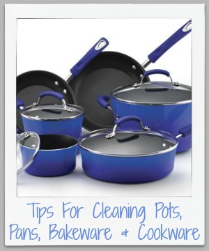 Clean Extra Messy Pots and Pans - Rusty Cast Iron, Burnt Enamel