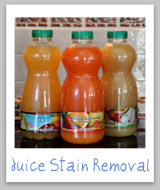 juice stain removal