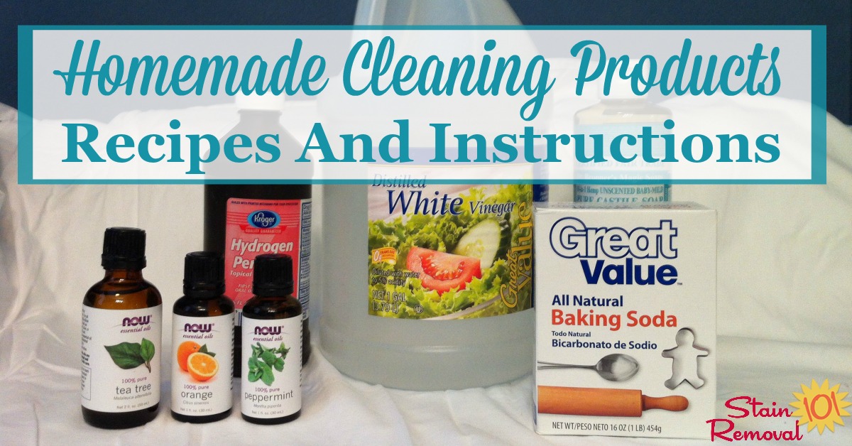 Make Your Own Cleaning Supplies