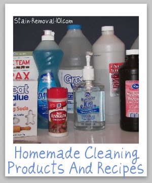 Homemade Cleaning Products Recipes And Instructions