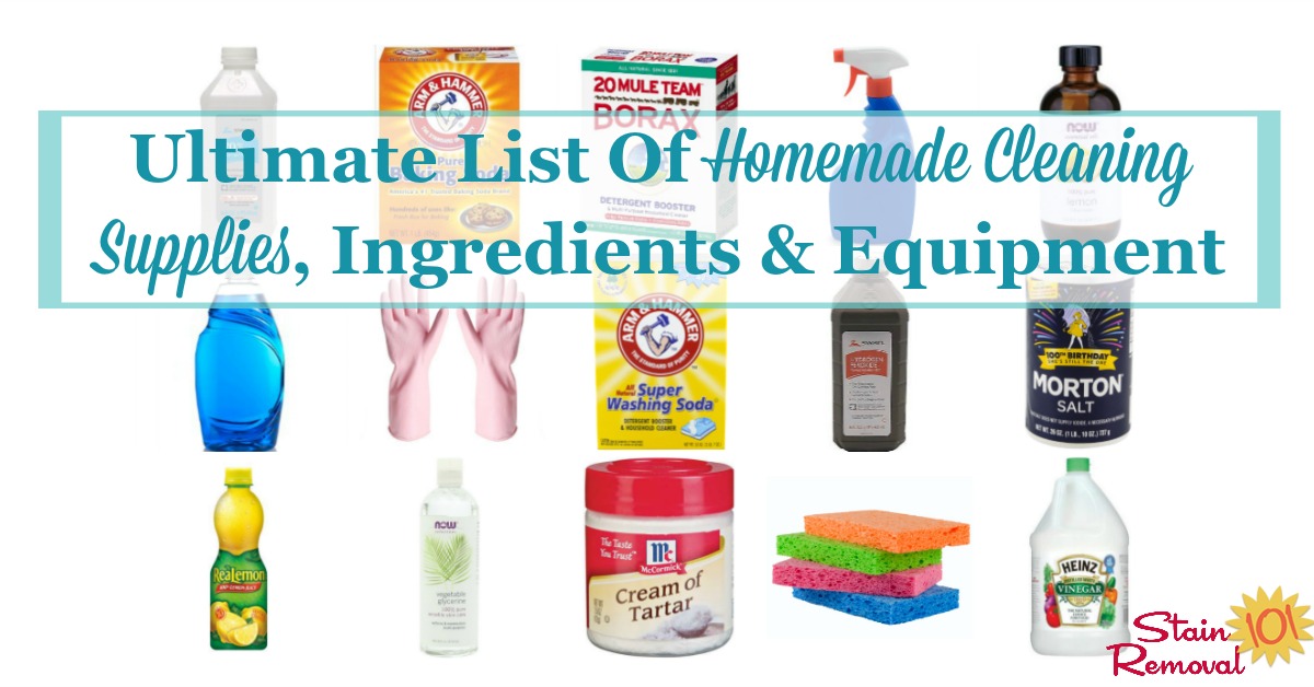 The Ultimate Cleaning Supplies List