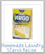 homemade laundry starch ingredients