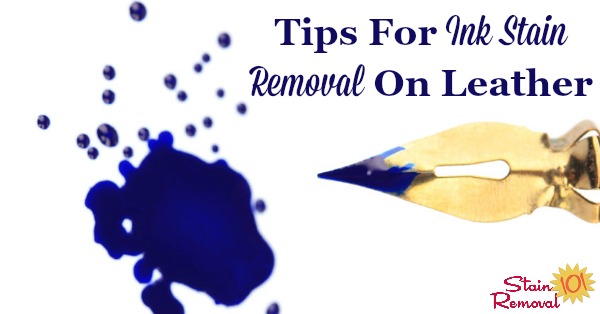Tips For Ink Stain Removal On Leather