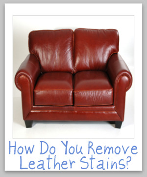 How to remove this stain from a leather couch? It's a hand-me-down
