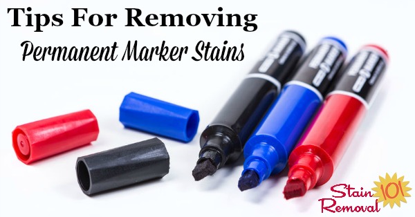 Removing Permanent Marker Stains: Tips And Tricks You Can Use