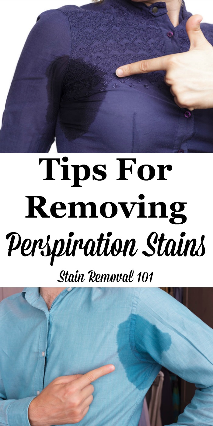 Tips For Removing Perspiration Stains & Odors