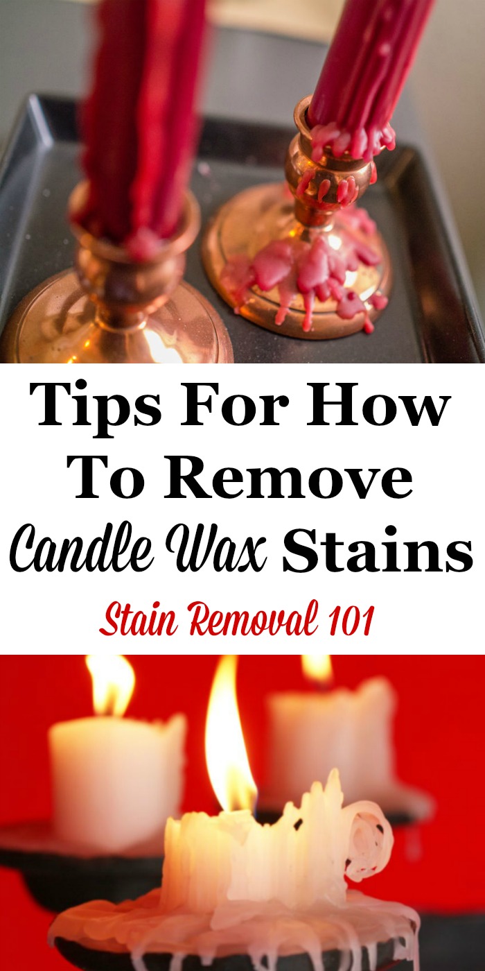 How To Remove Candle Wax Stains: Tips