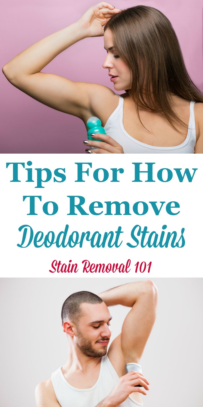 How To Remove Deodorant Stains Tips And Hints You Can Use