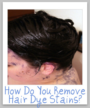 How to Remove Hair Color Stains