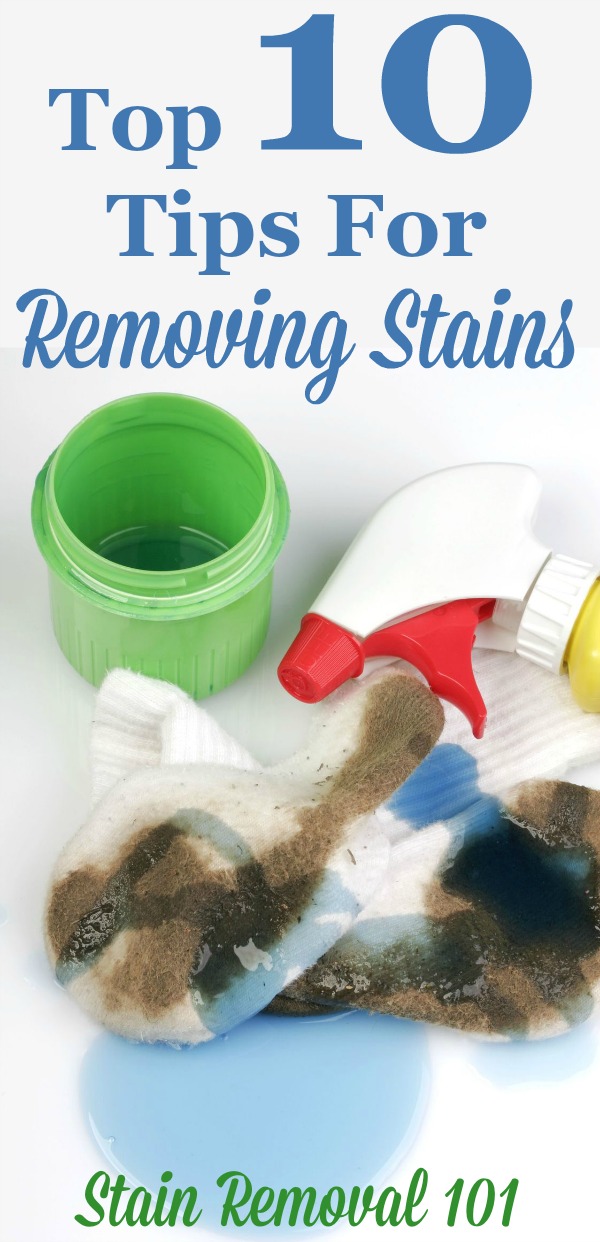 10 Best Tips for Removing Laundry Stains