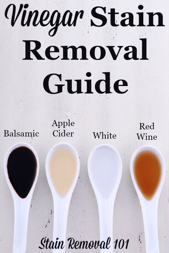 Vinegar Stain Removal Guide For Apple Cider Balsamic Red Wine Vinegar