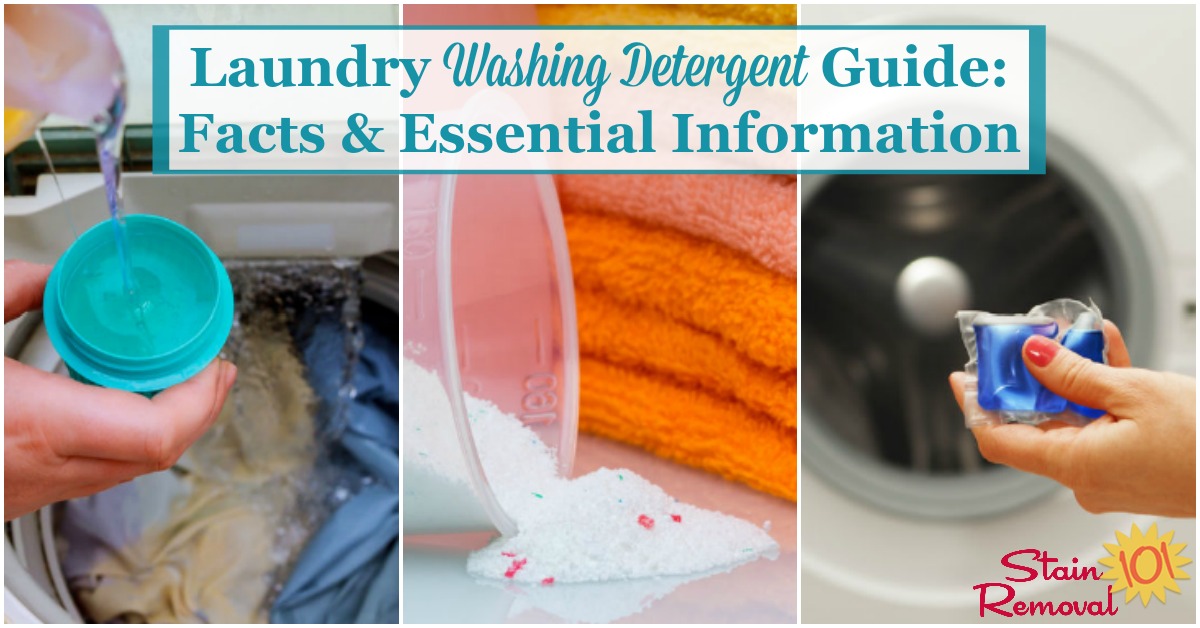 There are lots of types of laundry washing detergent available to wash your clothes and other laundry, but they're not all made the same, and some are better for one job versus another. Here's your guide to determine which one you should use in your machine for which loads {on Stain Removal 101}