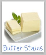 removing butter stains
