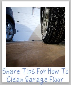 clean garage floor