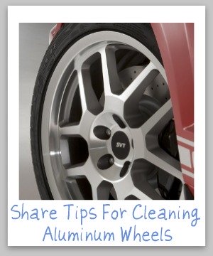 cleaning aluminum wheels