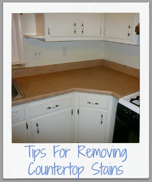 Tips Home Remedies For Removing Countertop Stains