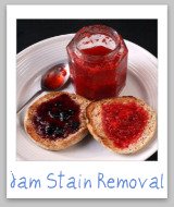 jelly and jam stains