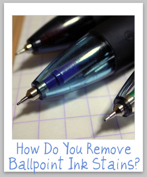 Stain Removal Ballpoint Ink Tips To Remove Pen Marks