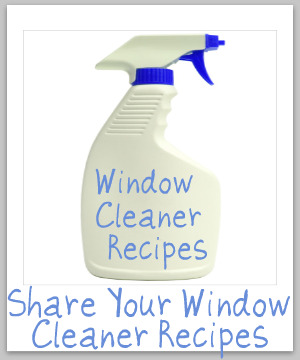 window cleaner recipes