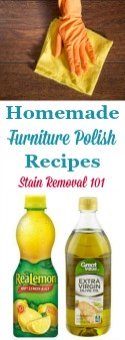 Homemade Furniture Polish Recipes
