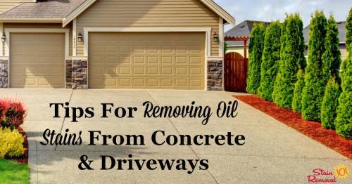 How to protect driveway from oil drips