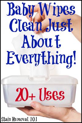 Baby Wipes Clean Everything!: Alternate Uses For This Common Item