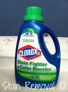 Using Clorox 2 With Detergent