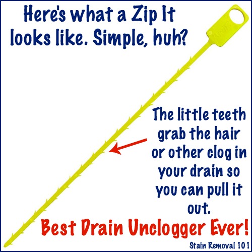 What is a Zip-It Drain Cleaning Tool
