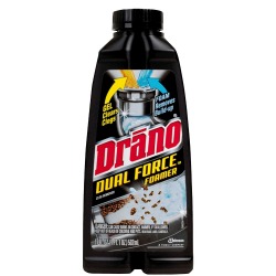 Drano Dual Force Foamer Clog Remover Review - Cleared Hair Clog In