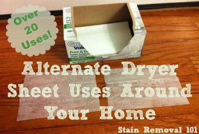 lint remover dryer sheets