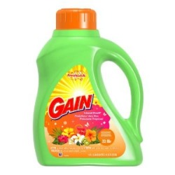 gain laundry detergent fresh island scent liquid