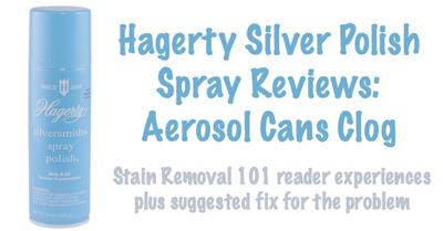 2 Hagerty Silversmiths' 14.5 Oz. LARGE SIZES Spray Silver Polish