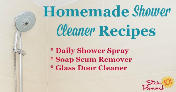 Homemade Shower Cleaner Recipes: For Daily Use & Heavy Duty