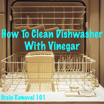 vinegar in dishwasher