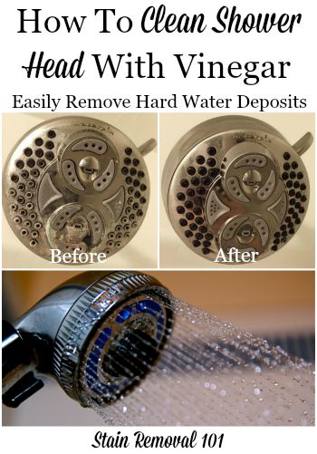 How To Clean Shower Head With Vinegar