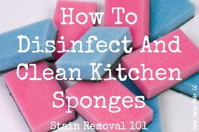 how to sterilize a sponge