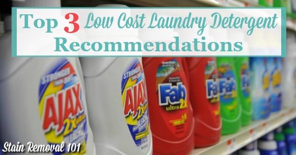 inexpensive laundry detergent
