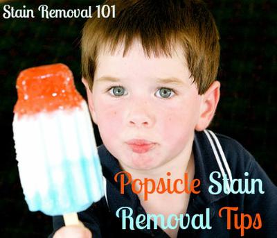 Freeze Pop & Popsicle Stain Removal Tips