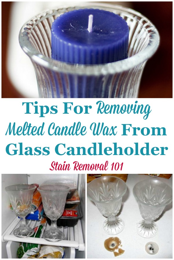 cleaning - How to best clean unused wax out of a glass votive