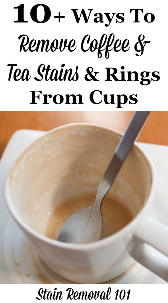 How to Remove Stains from Coffee Mugs