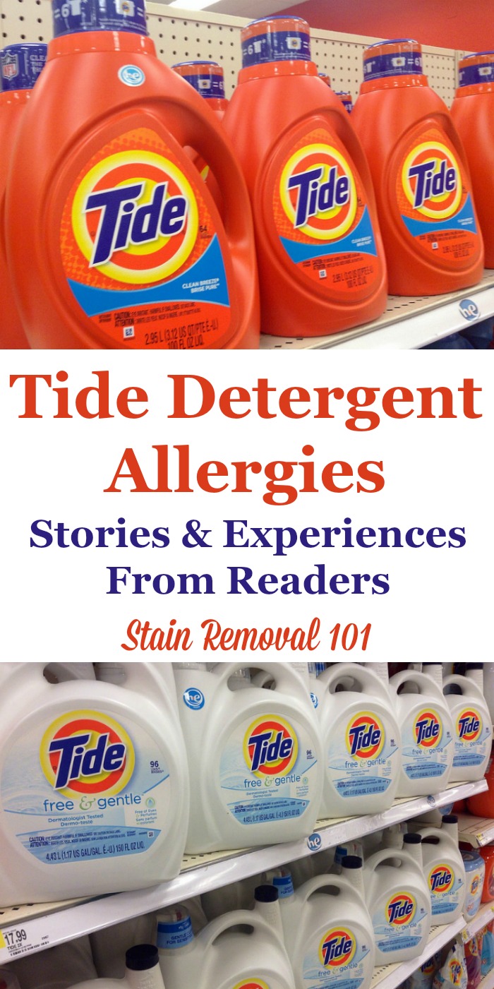 Tide Detergent Allergies Symptoms Experiences