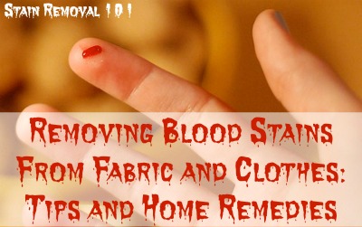 Removing blood stains from cloth. The protease (5 U/ml) was incubated