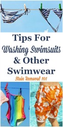 Washing Swimsuits